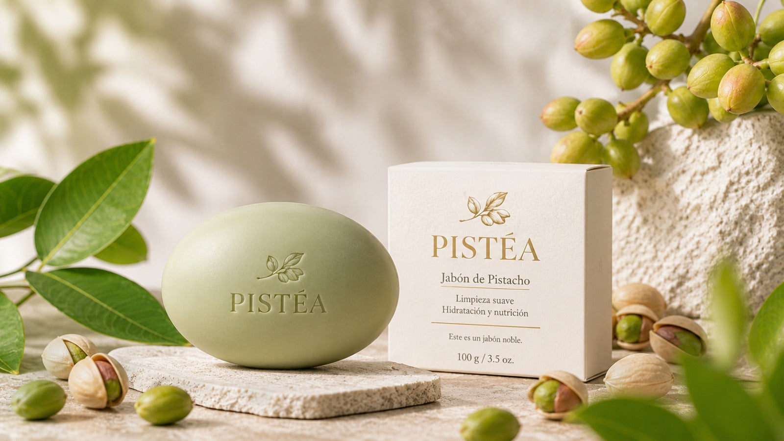 Jabon Hidratante de Pistacho